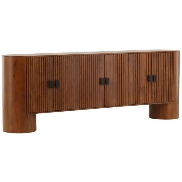 Credenza Stephenson a 6 ante, marrone medio