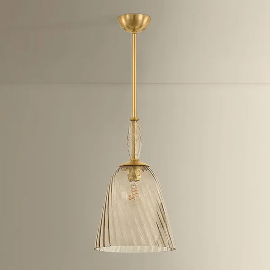 Sospensione Bleecker, ottone anticato