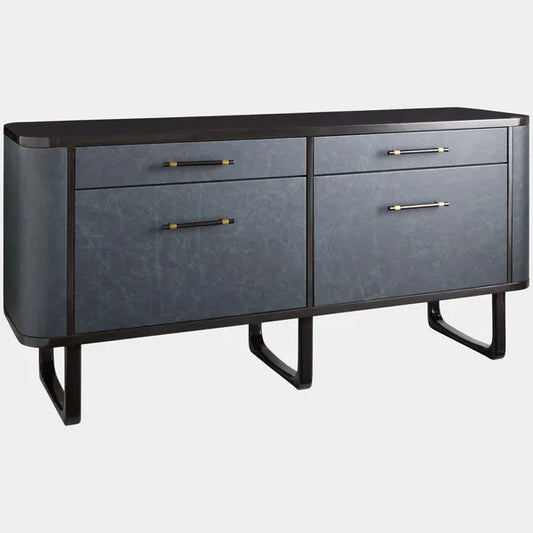 Credenza Station, color inchiostro anticato