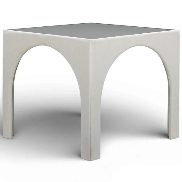 Tavolo da gioco Mahjong Tomlin Square, crema